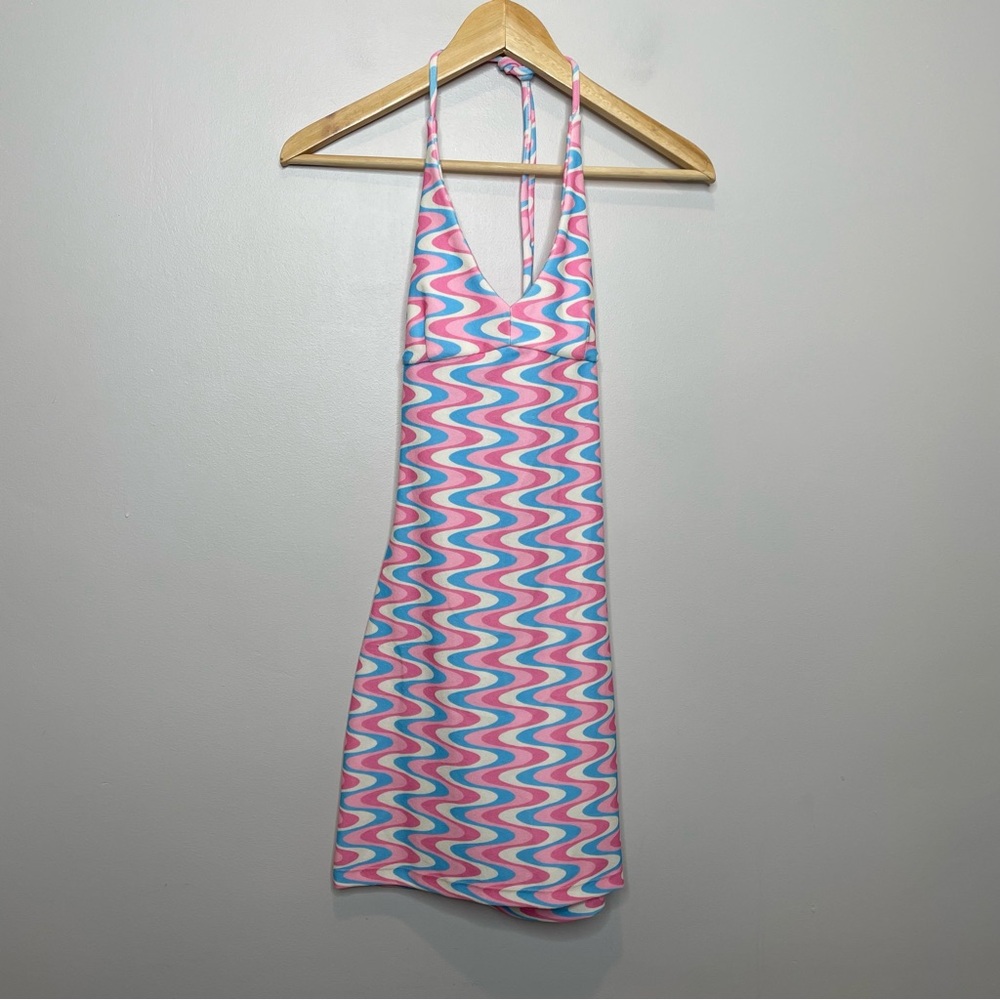 Frankies Bikinis DEV TERRY HALTER DRESS - Picture 6 of 8